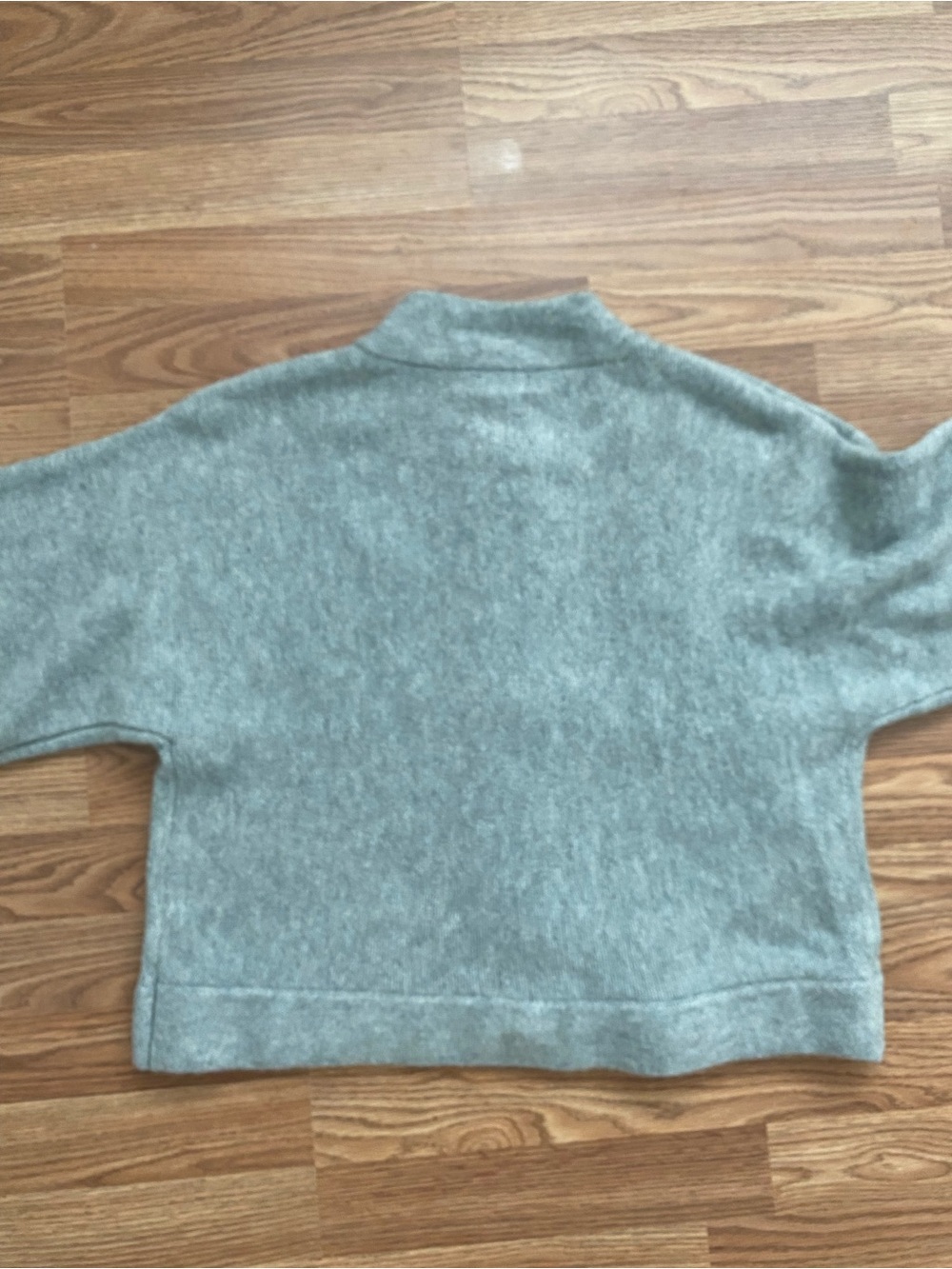 Halogen Gray Button-Front Sweater - Picture 2 of 6